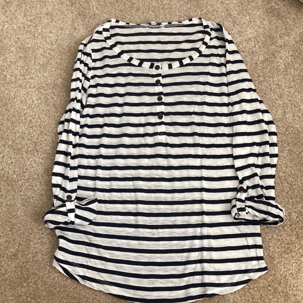 Splendid 3/4 Sleeve Henley